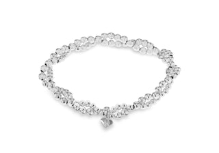 Sterling Silver Beaded Bracelet