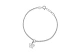 Sterling Silver Lilly & Lotty Diamond Butterfly Bracelet