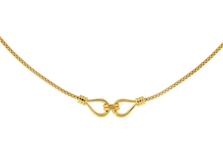 9ct Yellow Gold Double Loop Bracelet