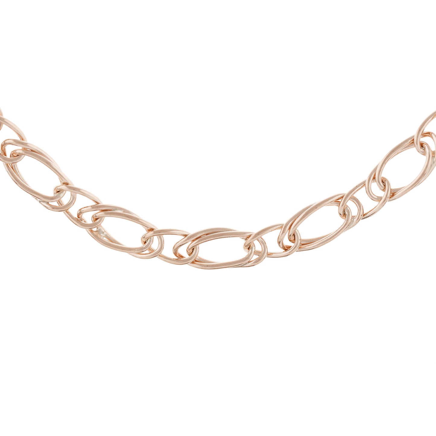 9ct Rose Gold Fancy Link Bracelet
