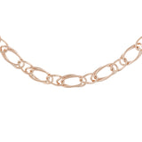 9K Rose Gold Fancy Link Bracelet