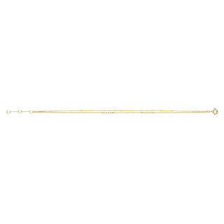 9ct Yellow Gold Multi Bar Bracelet