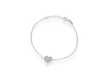 Sterling Silver Heart Braclelet