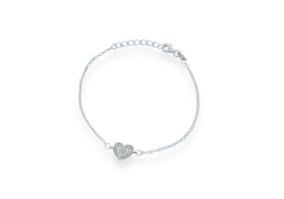 Sterling Silver Heart Braclelet