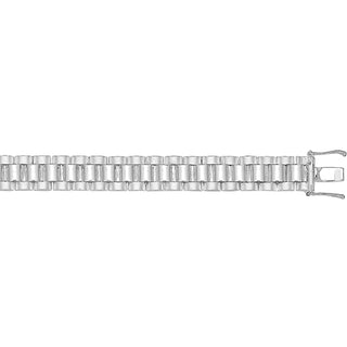 Sterling Silver Watch Strap Bracelet 8.5"