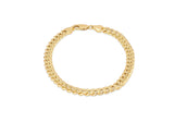 9ct Yellow Gold Cuban Curb Bracelet