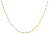 9ct Yellow Gold Mini Spiga Chain 18"