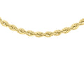 9K Yellow Gold 2.1mm Rope Chain 20"