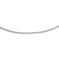 9K White Gold 0.8mm Curb Chain 16"