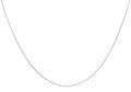 9K White Gold 1.1mm Snake Chain 18"