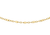 9K Yellow Gold 0.9mm Trace Chain with Cube Link 18"