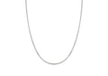 9K White Gold 2mm Venetian Box Chain 20"