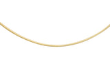 9ct Yellow Gold Snake Chain 18"