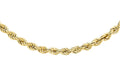 9ct Yellow Gold 30" Semi-Solid Rope Chain