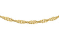 9ct Yellow Gold Twist Curb 20"