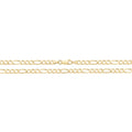9K Yellow Gold Figaro Chain 26''