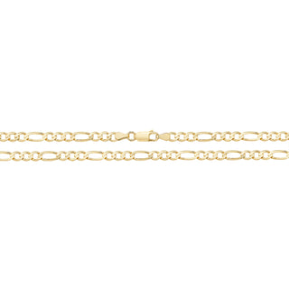 9ct Yellow Gold Figaro Chain 30''