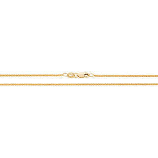 9ct Yellow Gold Spiga Chain 16"