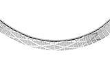 Sterling Silver Diamond Cut Cleopatra Necklace