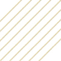9K Yellow Gold 1.1mm Curb Chain 18''