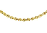 9K Yellow Gold 5.7mm Rope Chain 28"