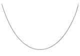 9ct White Gold Spiga Chain 18"