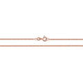 9K Rose Gold Close Curb Chain 20''