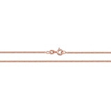 9K Rose Gold Close Curb Chain 20''