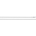 18K White Gold Rollo Chain 18" aaa