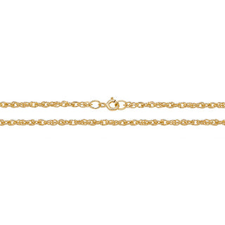 9ct Yellow Gold Prince of Wales Chain 18''