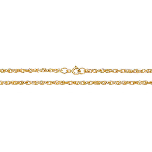 9ct Yellow Gold Prince of Wales Chain 24''