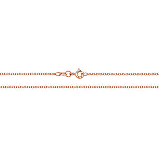 9K Rose Gold Trace Chain 20''