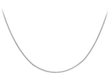 9K White Gold 1.4mm Curb Chain 16"