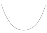 9ct White Gold DC Curb Chain 22"
