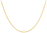 9ct Yellow Gold Mini Spiga Chain 20"