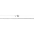 9K White Gold Box Chain 20''