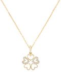9ct Yellow Gold Cubic Zirconia Set Necklace