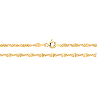 9ct Yellow Gold Singapore Chain 16''