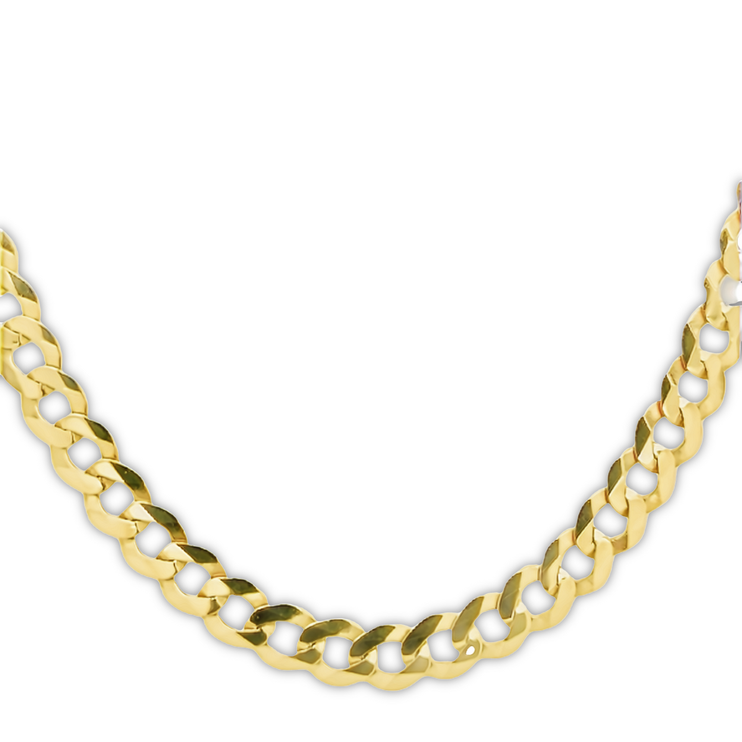 9ct Yellow Gold Curb Style Chain 16''