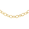 9K Yellow Gold Fancy Link Necklace