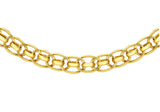 9ct Yellow Gold Fancy Rollerball Chain 24"