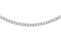 9ct White Gold Trace Chain 16"