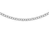 9ct White Gold Trace Chain 16"