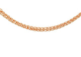 9ct Rose Gold Spiga Slider Chain 22"