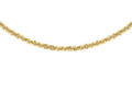 9ct Yellow Gold Criss Cross Chain 20"