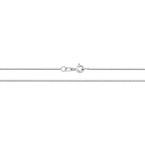9ct White Gold Snake Chain 22"