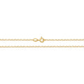9ct Yellow Gold Faceted Belcher 20"