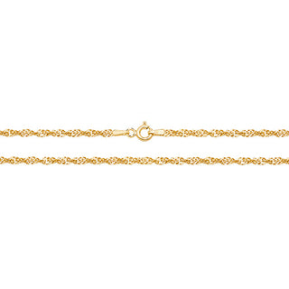 9ct Yellow Gold Singapore Chain 16"