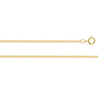 9ct Yellow Gold 18" Belcher Chain