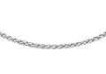 9K White Gold 1mm Spiga Chain 16"